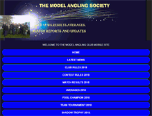 Tablet Screenshot of modelanglingsociety.com